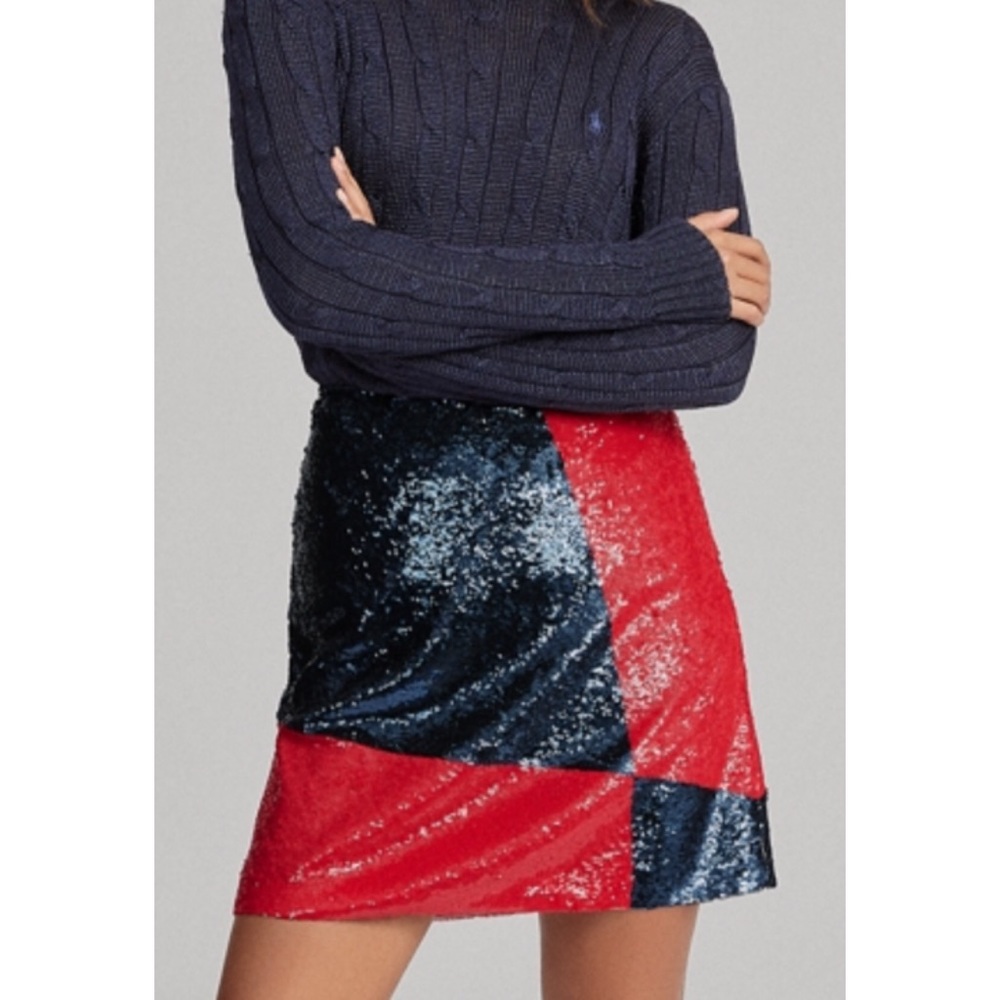 Polo Ralph Lauren sequin mesh skirt never worn